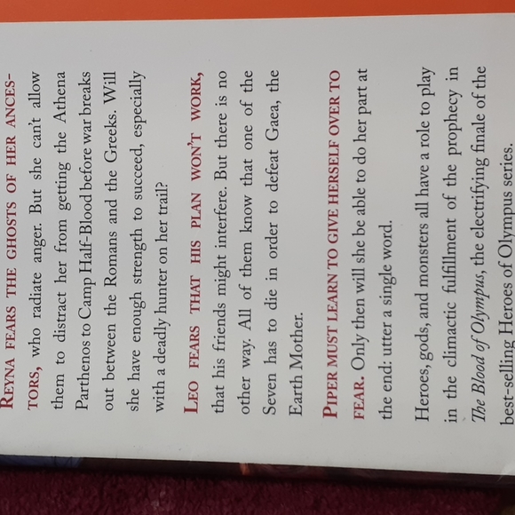 The Heroes of Olympus, Book 5: The Blood of Olympus, Hardcover, Preowned - Picture 8 of 8